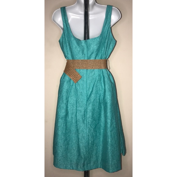 NINE WEST:Woman’s Green Size 6 Small MIDI Sundress - Picture 2 of 5